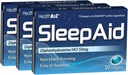 HealthA2Z® Sleep Aid | Diphenhydramine HCL 50mg | Softgels | Destekler Deeper Restful Uyku | 10 Konts (Pazar 3)