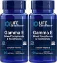 Επέκταση ζωής Gamma E Μικτές τοκοφερόλες & τοκοτριενόλες 60 Softgels (πακέτο του 2)