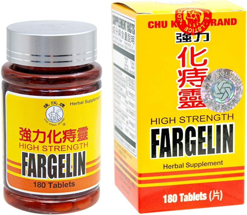 High Strength Fargelin Herbal Supplement Tarafından Solstice Medicine Company (180 Tablet) (1 Box)