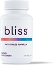 Bliss Herbal Stres Desteği – Ashwagandha, Rhodiola & L-Theanine – Calm, Mood Balance & Spirit Clarity – Vegan & Gluten-Free – 60 Tabletler