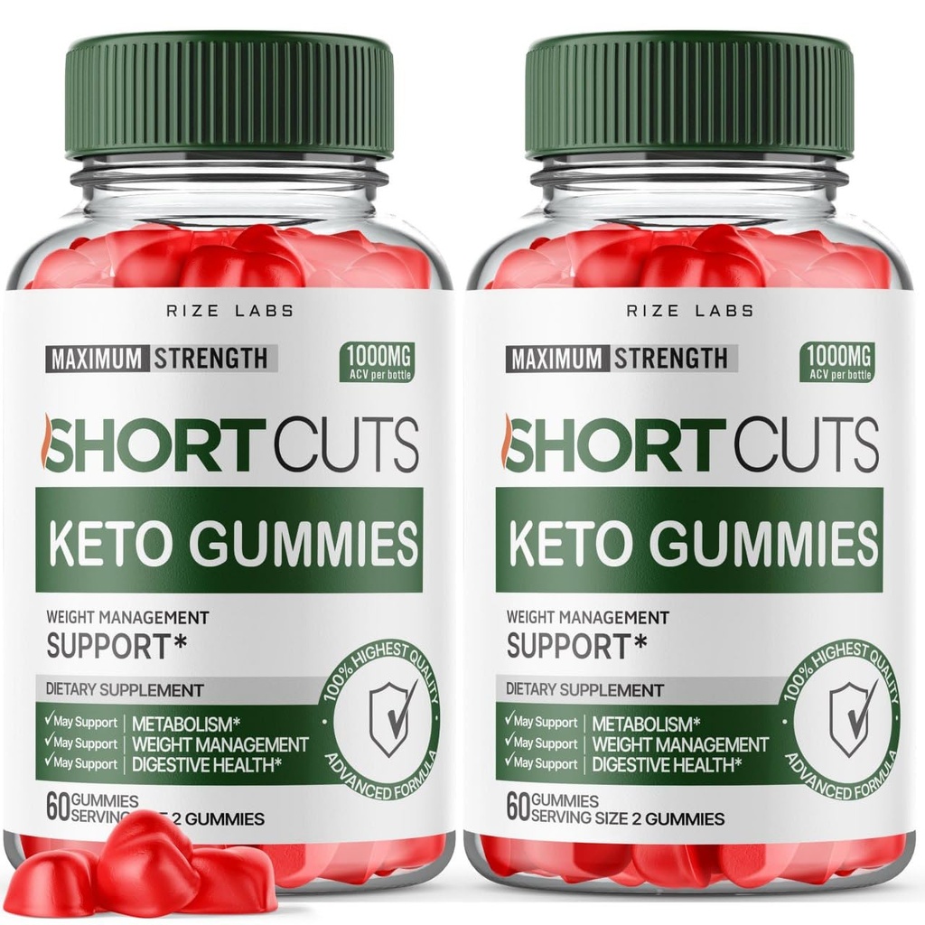 Laboratuvarları Kısa kesimler Keto Gummies, Gelişmiş Kilo kaybı için kısa kesir, Kısa kesimler Enerji ve Metabolism için Tamam, Kısa Cuts Gomitas Review (120 Gummies) (Pack of 2)