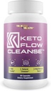 Keto Flow Cleanse - Doğal Temiz Bakım - Atık ve Toxin Eliminasyon Destek - Acai Cleanser Keto Pills with Probiyotiks - Keto Detox Colon Cleanser to Support Energy, Ketosis, & Digestive Health