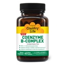 Country Life Coenzyme B-Complex, 60 Capsules – Supports Energy & Metabolism, Mood & Cognitive Function – Vegan, Gluten-Free, Bio available B Vitamins with Choline