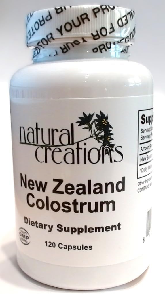 Yeni Zelanda Colostrum 500 mg | Doğal Yaratılışlar | 120 Capsules
