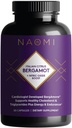 NAOMI Italian Citrus Bergamot Plus Nitric Oxide Boost, Βραβείο Καρδιολόγου Dvlpd, Υποστηρίζει Υγιή Χοληστερίνη & Πίεση του αίματος σε Κανονική Σειρά, με 7 Βασικές Πολυφαινόλες, 30-Ημέρες Προμήθεια