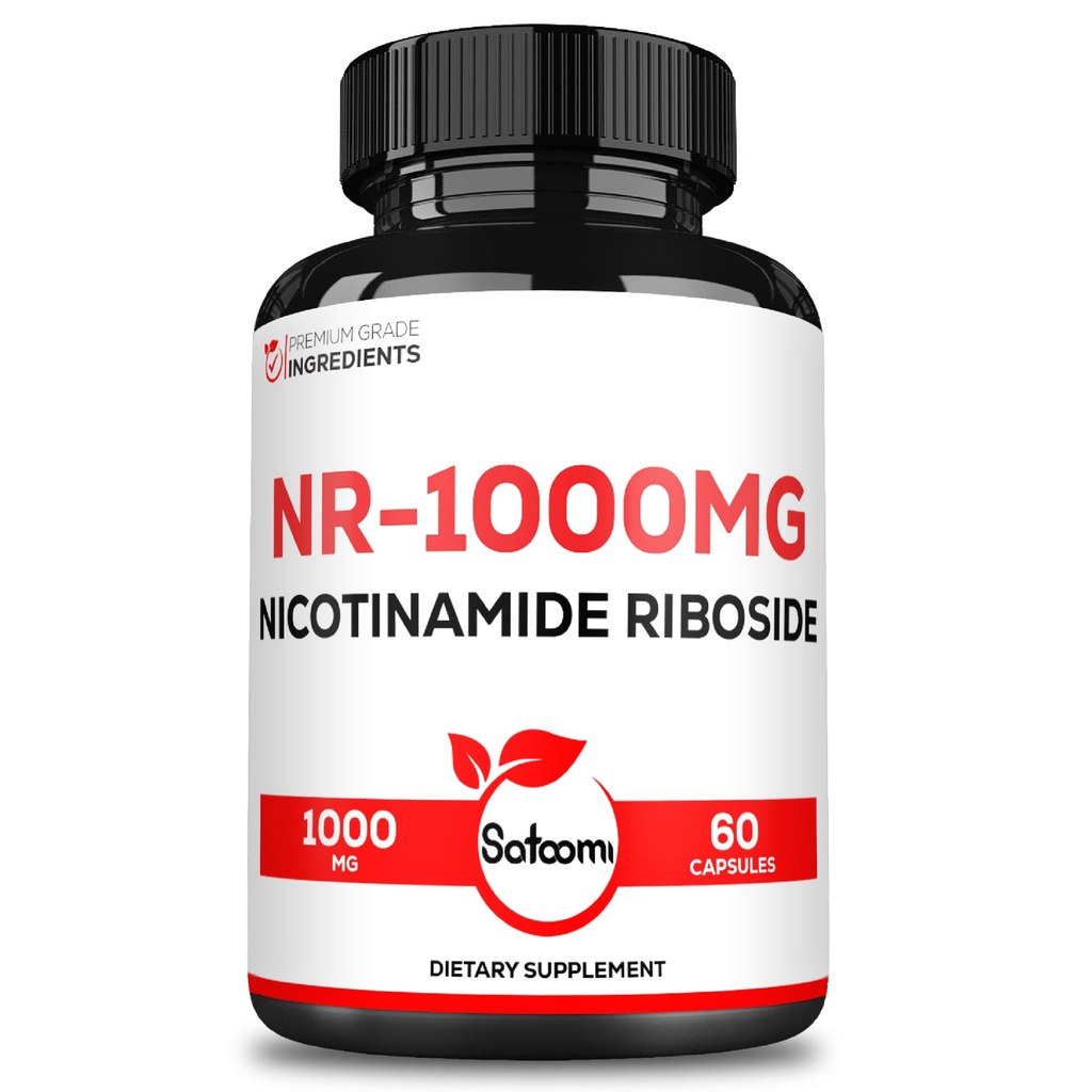 Satoomi NAD Nicotinamide Riboside - NR 1000mg συμπλήρωμα - 60 Μέτρα για 30 ημέρες
