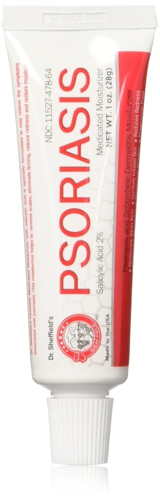 Psoriasis% 2 Sali Çevrimi, Medicated Moisturizer, 1.0 Oz