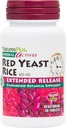 Doğalar Plus Herbal Actives Red Yeast Rice, Genişletilmiş Yayın - 600 mg, 30 Vegan Tablet - Herbal Supplement - Vejetaryen, Gluten-Free - 30 Hizmet