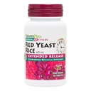 Doğalar Plus Herbal Actives Red Yeast Rice, Genişletilmiş Yayın - 600 mg, 30 Vegan Tablet - Herbal Supplement - Vejetaryen, Gluten-Free - 30 Hizmet