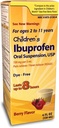 Taro Children's Ibuprofen Oral Suspension 100 mg per 5 mL, 4 Fl Oz, Pain Reliever ve Ibuprofen Oral Suspension 100 mg per 5 mL, 4 Fl Oz, Pain Reliever ve Ateş Tanımları 2-11 Years, Dye-Free, Berry Flavor