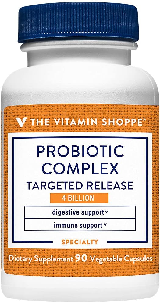The Shoppe Probiyotik Kompleksi 4 Milyar CFUs – Hedefli Yayın Veggie Caps – Probiyotik Strains (90 Sebze Kapsülleri) Dengesi ile Test Ediyor