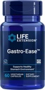 Life Extension Gastro-Ease™, zinc L-carnosine, Pylopass™ Lactobacillus reuteri probiotics, Digestion Supplement, Gut Health, Stomach Comfort, Gluten-Free, Non-GMO, Vegetarian, 60 Capsules
