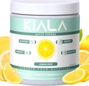 Διατροφή Kiala Super Greens, Βιολογικά Πράσινα Σκόνη με Spirulina & Chlorella για Digestion, Υγεία κόκκων, Ανοσία, Ενέργεια, Χωρίς γλουτένη, Vegan, Χωρίς ζάχαρη, Spectra Blend, Lemon Drop, 30 Σερβιέτες