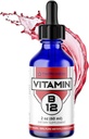 FWS Sıvı B12 Drops B12 Supplement 5000 mcg Sublingual Mecobalamin Organic Non-GMO Vegan Yüksek Abhidrasyon Me12 Ayarlanabilir Destekler Artan Enerji Üretim Desteği