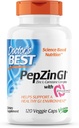 Doktor'un BEST Digestive Enzymes Non-GMO 90 Veggie Caps & PepZin GI çinko-L-Carnosine Kompleksi 120 Veggie Caps