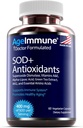 SOD Antioksis Kompleksi Sağlıklı Aging Supplement - 400 mg of Superoksiz Dismutase - Alfa Lipoic Acid - L-Arginine -Lysine - AKG - Vitamin A - Vitamin E for Immune Support-60 Capsules