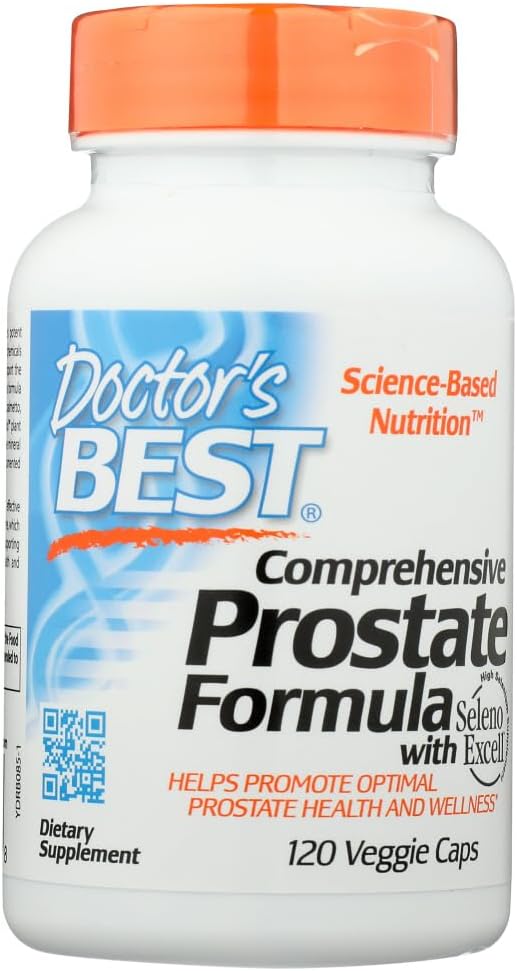 Doktor'un En İyi Kapsamlı Prostate Formula,Veggie Caps, 120-Count (Pack of 3)