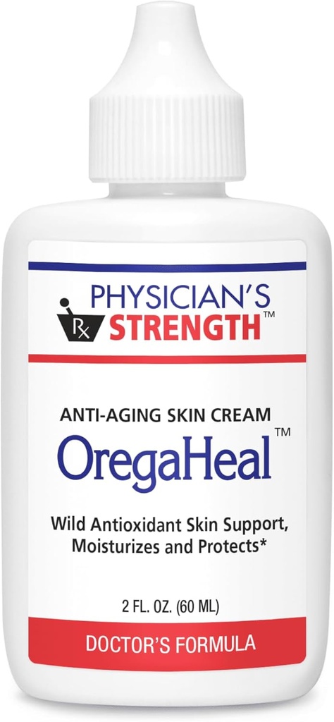 Doktorun Güçlü OregaHeal Cream - 2 fl oz - Anti-Aging Skin Cream - Vahşi Antioksit Skin Desteği - Moisturizes & Korumalar - Tüm Cilt Tipleri için Uygun
