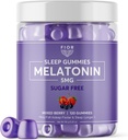 FIOR Sugar Free 120-Count Sleep Aid & Calm Gummies, Melatonin Gummies Sleep Aids for Yetişkinler & Kids. Uyku için mumya Vitaminleri. Yetişkinler ve Çocuklar Melatonin & L-Theanine Gummies Natural Herbal Sleep Aid.