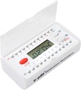 e-Pill 6 Alarm Pocket Timer - Pill, Vitamin ve Tıp İlaç Hatırlatıcısı - Duymak ve Set Etmek Kolay