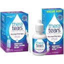 TheraTears Dry Eye Therapy Lubricating Eye Drops for Dry Eyes, Preservative Free Eye Drops, 30 Single-Use Vials & Dry Eye Therapy Eye Drops for Dry Eyes, 1.0 Fl Oz