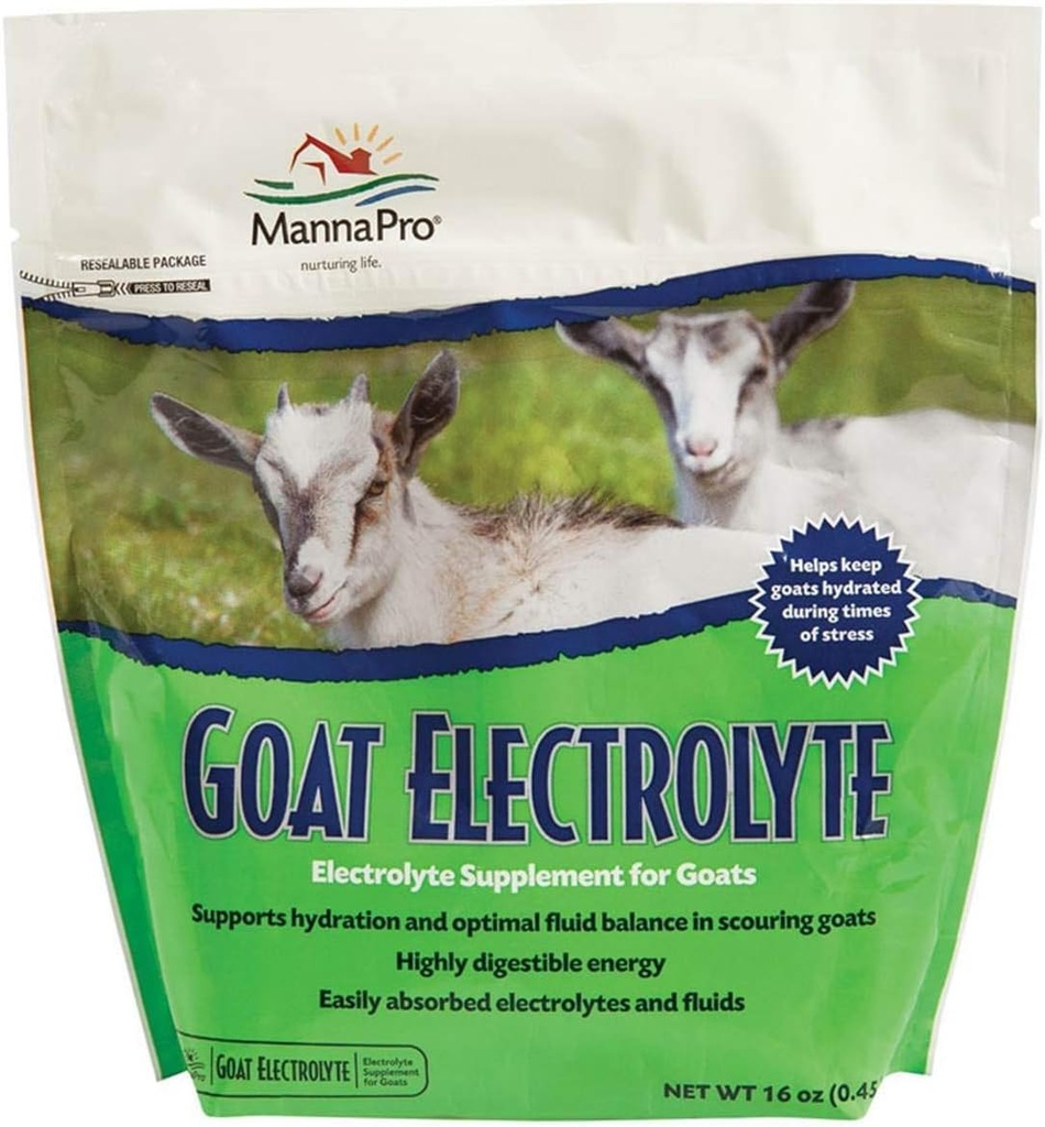 Manna Pro Goat Electrolyte, 1 Pound, Proper Hydration için Tamam