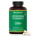 Life's Fortune Liposomal Vitamin C 2100 mg, Fast Acting Abxia, Higher Bioavailability Supporting Immune System, High Anti Supplementoxy Formula - Collagen ATM - 180 Capsules