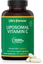 Life's Fortune Liposomal Vitamin C 2100 mg, Fast Acting Abxia, Higher Bioavailability Supporting Immune System, High Anti Supplementoxy Formula - Collagen ATM - 180 Capsules