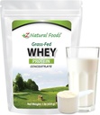 Z Natural Foods Grass-Fed Whey Protein Yoğunluğu - Yeni Zelanda'dan Temiz Whey Protein Tozu - Beslenme ve Fitness için Temel Amino Asitler ile Soğuk Süreçli, Unflavored, 1 lb