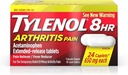 TYLENOL Arthritis Pain Caplets Push & Turn Cap 24 ea ( Pack of 3)