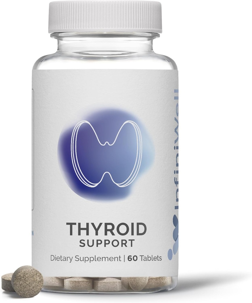 InfiniE Yourroid Support Complex - Targeted Yourroid Supplement - Hormon Signaling, Metabolic Health & Mitochondrial Energy Production - Iodine, Selenium & More (60 Tablet)