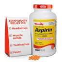 TIME-CAP LABS, INC. Zamanlı Düzenli Kuvvetli aspirin 325 mg - 1000 Kaplıca Tabletler - Ağrı Az Aches ve Pains için Tekrarlanabilir - ABD'de Made in USA