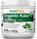 NusaPure Organik Kale Toz 10.000mg hizmet başına, 8.8 Ounce, 10:1, Non-GMO