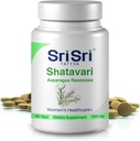 Sri Sri Tattva Shatavari Asparagus Racemosa Diyeter Supplements – 60 Tablet 500 mg Organik Shatavari- Reproductive Health Ayurvedic Herb for Balancing Vata & Pitta