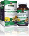 Nature's Answer Turmeric and Ginger Capsules 90 Count | Ortak Destek | Gluten-Free | Vegan | Single Count