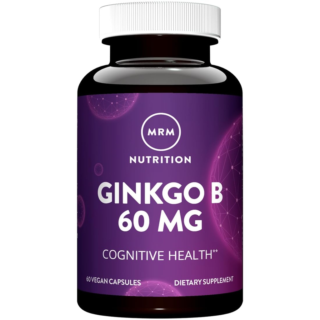 MRM Ginkgo B, 60 mg, 60 Vegetarian Capsules