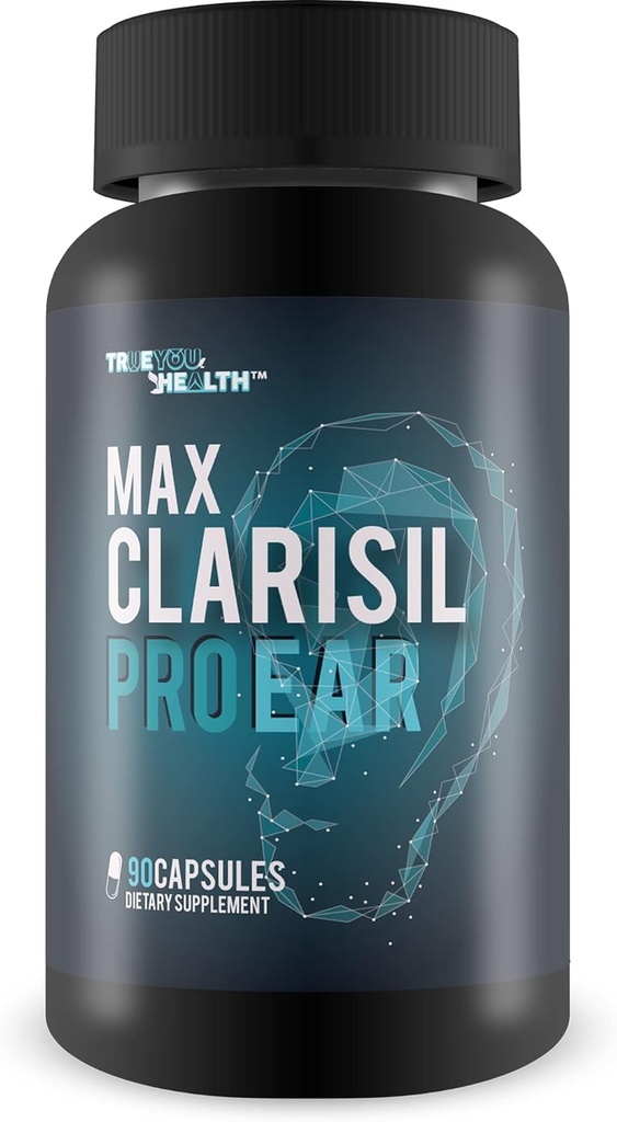 Max Clarisil Pro Ear - Ακρόαση Απώλεια & Ακρόαση Ringing Υποστήριξη - Φυσική Turmeric Based Formula to Support Μειωμένη Οίδημα & Βελτιωμένη Υγεία αυτιού - Max Clarisil Pro συμπλήρωμα απώλειας ακοής