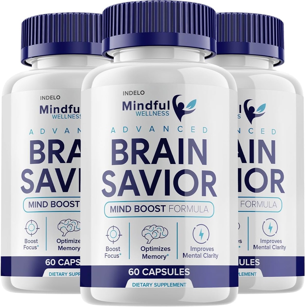 (3 Pack) Zihinsel Wellness Gelişmiş Beyin Kondükleri Pills, Beyin Kurtarıcısı Cognition ve Focus için Tamamlama, Beyin Kurtarıcısı İncelemeleri, Mindful Wellness Beyin Pill Supplement (180 Capsules)