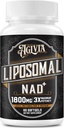 1800 MG Liposomal NAD Supplement, NAD+ Supplement Nicotinamid Riboside, 98 Pure NAD Plus Supplement for Energy Branson & Hücreleri Erkekler ve Kadınlar için Onarım, Non-GMO, 60 Softgels