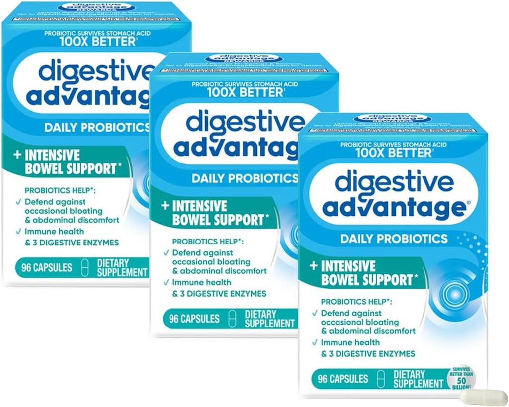 Dgestive Avantajı Yoğun Bowel Desteği, 96 Capsules (Pack of 3)