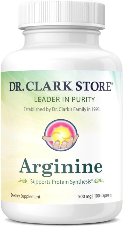 Dr. Clark Arginine, 500 mg, 100 Gelatin Gelatin Capsules