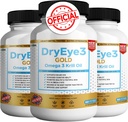 Kuru Eye 3 Gold Omega 3 Krill Oil Extra Strength, 60 Softgels, Kuru Eye Support, Non-GMO, Gluten Free, Sugar Free (3)