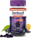Sambucol Black Elderberry Gummies - Yetişkinler için çinko ve Vitamin C ile Yaşlılar, Sambucus Gummies, Immune Support - 30 Count