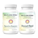 Dr Clark Store Flat Tummy Kit - Gelişen Digestion, Bowel Regularity & Gut Health - Natural Digestive Aid Supplement