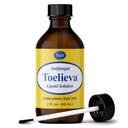 Baar Ürünleri - Toelieva Antifungal Sıvı Çözüm - 25% Undecylenic Acid, Organik Zeytinyağı, Grapetre Tohumu - Maksimum Güçlü - Toenails Hakkında Fungus - 2 ozz