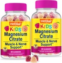 Çocuklar için İyi Evet Magnezyum Citrate Gummies (2 Pack) - Çocuklar için Değerli Stres Yardımı - Doğal Calm, Mood Support, Non-GMO, Gluten Free - Natural Sourced Flavors - 60 Gummies