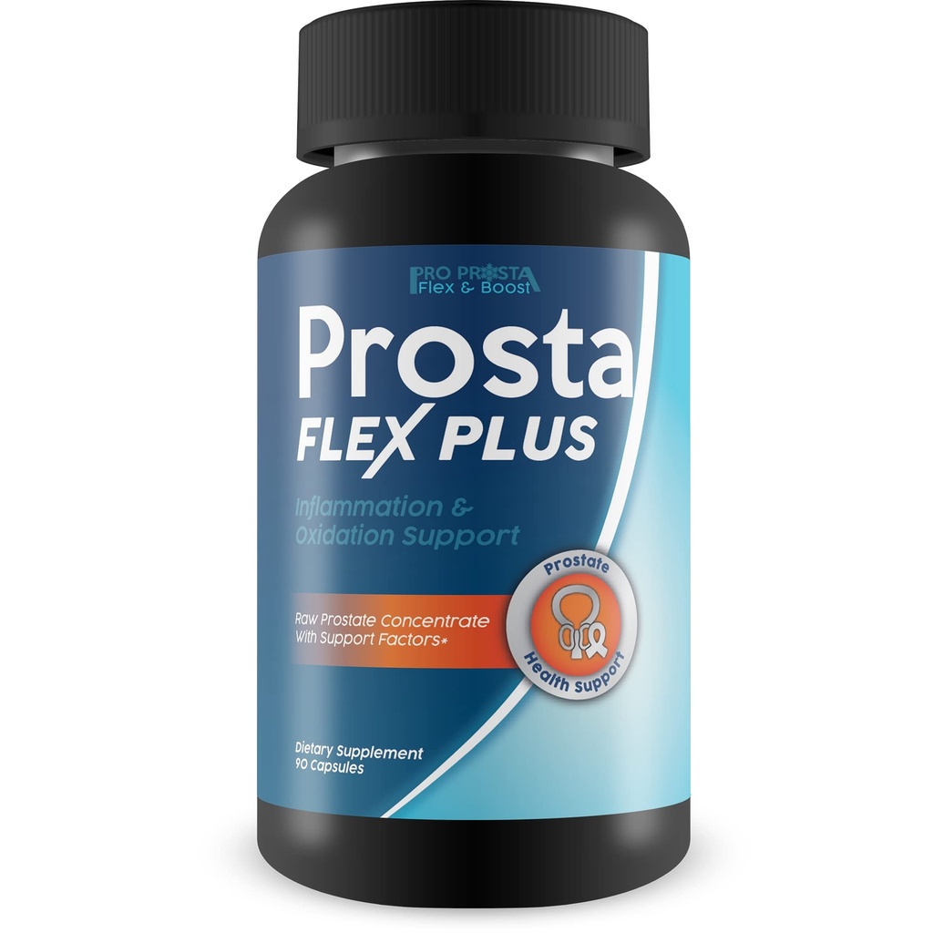 Pro Prosta Flex Plus - Υποστήριξη Μειωμένη Φλεγμονή, Βελτιωμένη Κυκλοφορία, Μειωμένη Οξειδωτικό Στρες, Και Καλύτερη Συνολική Υγεία - Βότανο Blend Με Κουρκουμάς για Prostate - Ανδρική Φόρμουλα