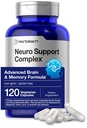 Horbäach Brain Supplement | 120 Capsules | Phosphatidylserine & DMAE | Memory, Focus, Clarity | Vegetarian & Gluten Free | Neuro Support