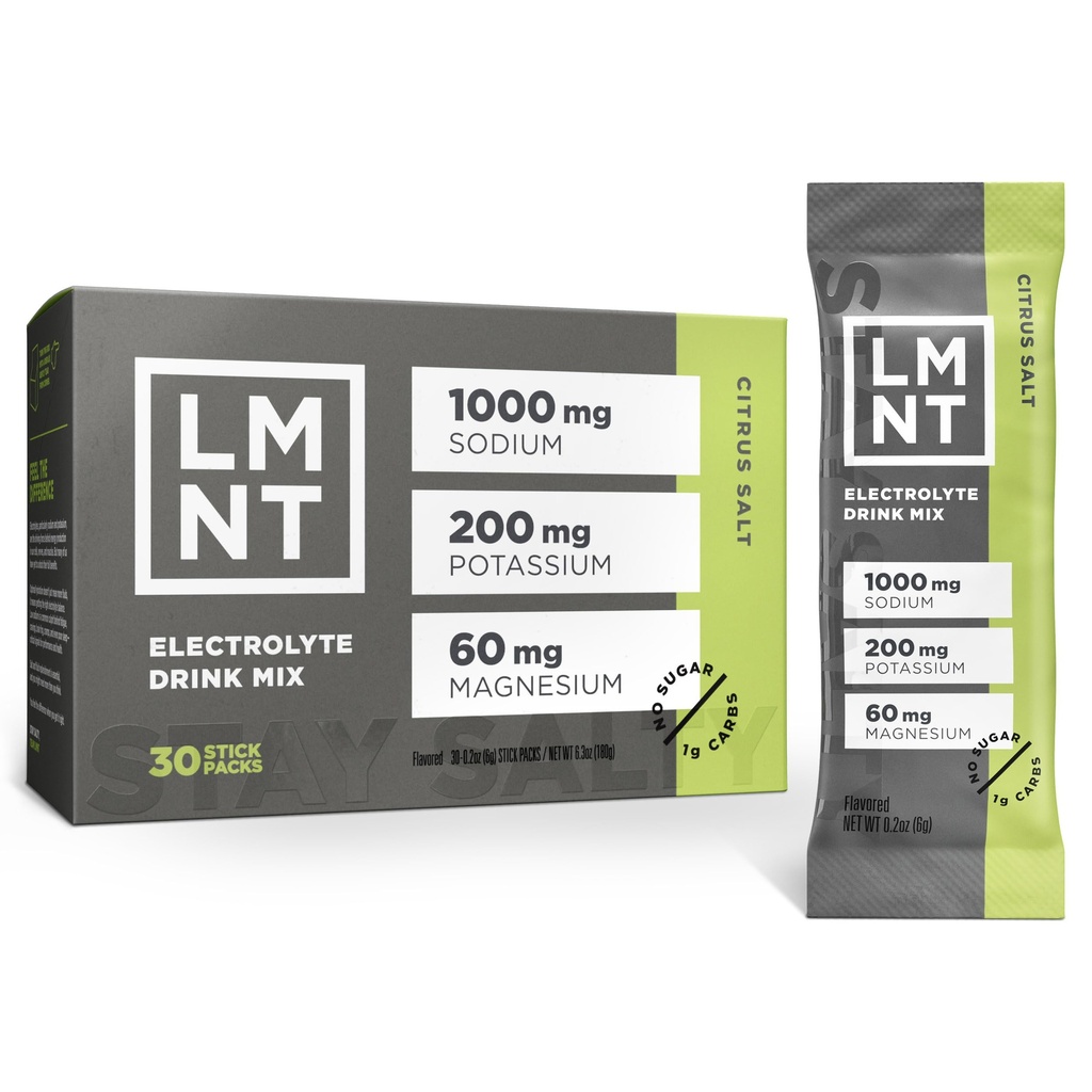 LMNT Zero Sugar Electrolytes - Citrus Salt | İçecek Mix | 30-Count