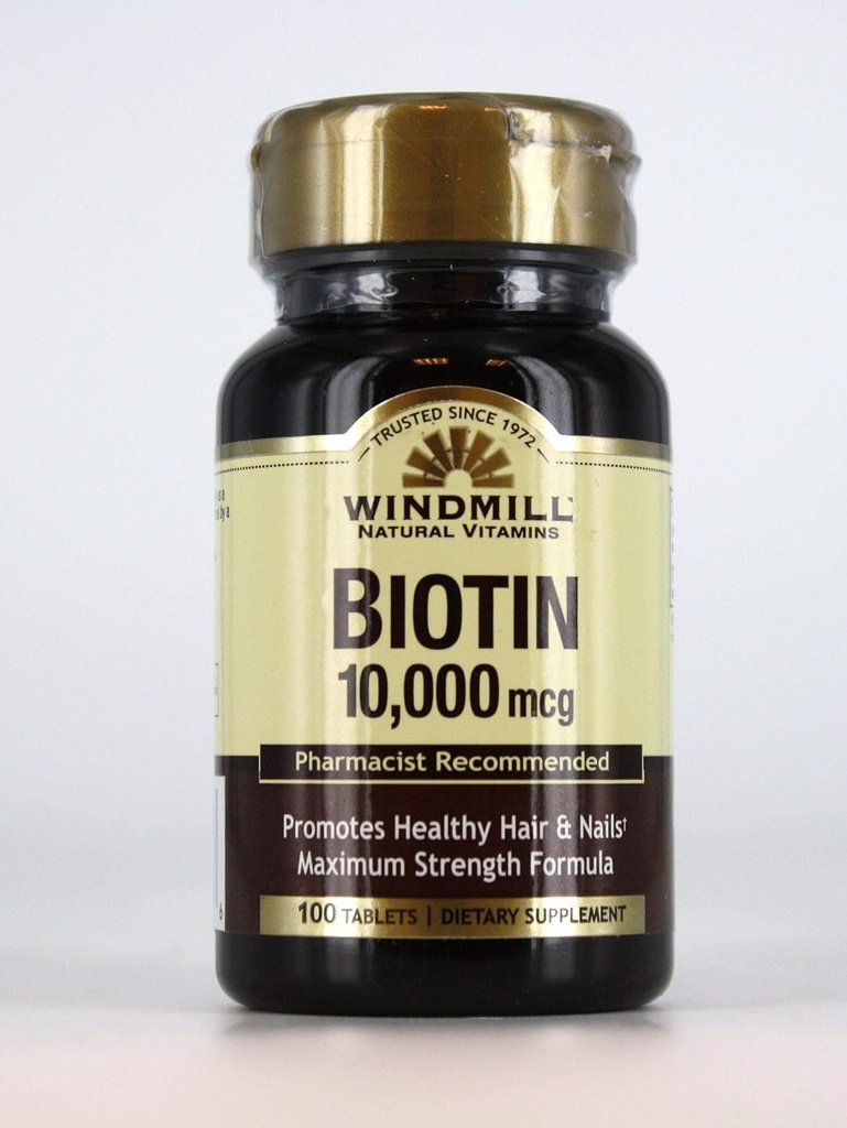 Biotin 10.000 mcg - 100 Tablet